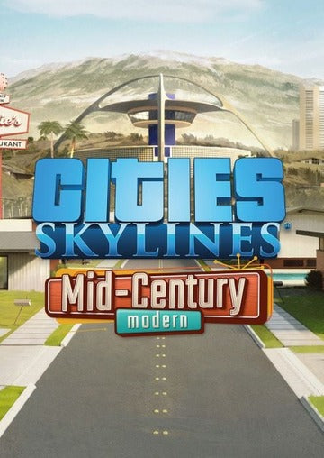 Cities: Skylines - Content Creator Pack: Mid-Century Modern (DLC) Steam Key GLOBAL