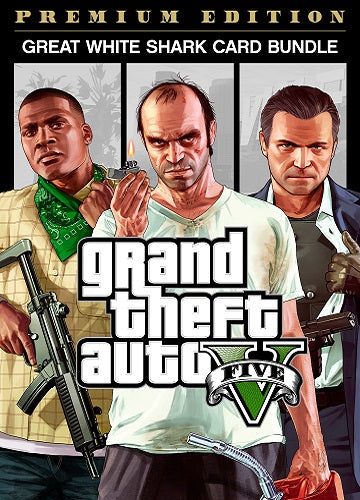 Grand Theft Auto V: Premium Edition & Great White Shark Card Bundle Rockstar Games Launcher Key GLOBAL