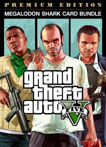 Grand Theft Auto V: Premium Edition & Megalodon Shark Card Bundle Rockstar Games Launcher Key GLOBAL