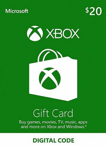 Xbox Live Gift Card 20 USD Xbox Live Key UNITED STATES