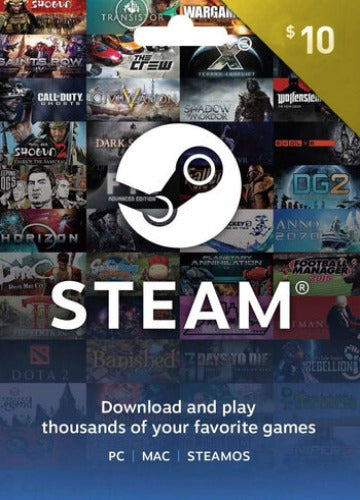 Steam Wallet Gift Card 10 USD Steam Key UNITED STATES