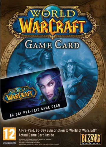 World of Warcraft: 60 Days Card Battle.net Key UNITED STATES